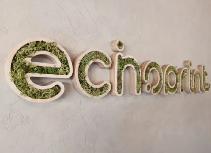 Logo végétal mousse naturelle pas cher