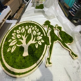 enseigne murale pressing delle 2025