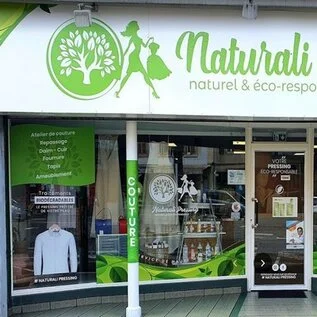 Panneau Vitrine poteau Pressing Delle