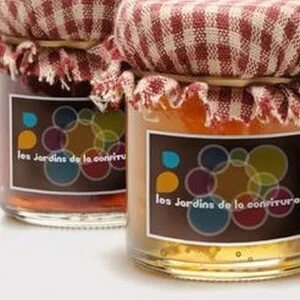 rouleaux étiquettes pot de confiture miel