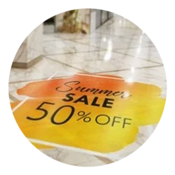 Sticker de sol creation pas cher