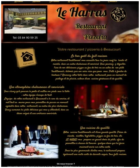 restaurant pizzeria le haras 905600 beaucourt