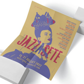 affiche pliée